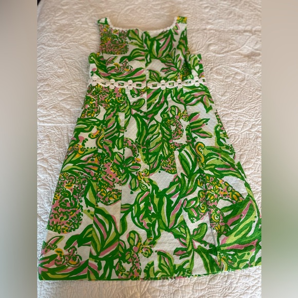 Lilly Pulitzer Green A-Line Sundress - Picture 2 of 4